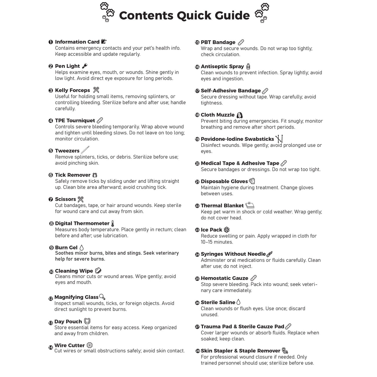 Första hjälpen akut-kit